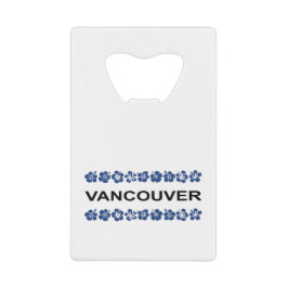 バンクーバーアロハバンドブルーライトカラー クレジットカード栓抜き