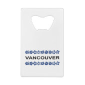 バンクーバーアロハバンドブルーライトカラー クレジットカード栓抜き (裏面)