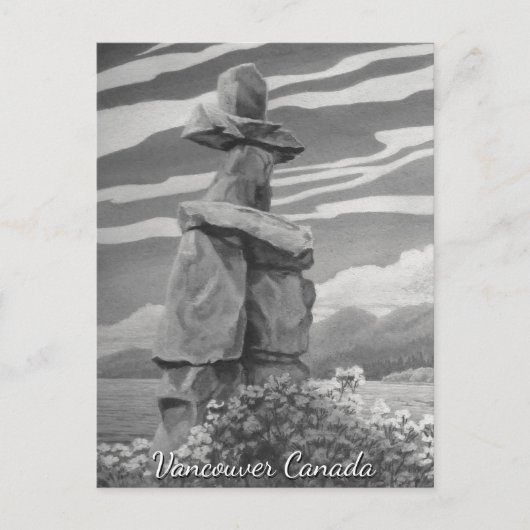 バンクーバーアートはがきバンクーバーイヌシュクカード ポストカード (正面)