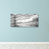 バンクーバーアートプリント絵画バンクーバープリント キャンバスプリント (インサイチュ (ウッドフロア))