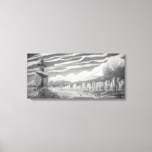 バンクーバーアートプリント絵画バンクーバープリント キャンバスプリント (正面)