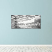 バンクーバーアートプリント絵画バンクーバープリント キャンバスプリント (インサイチュ (ウッドフロア))