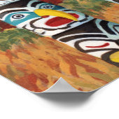 バンクーバーアートポスターバンクーバートーテムポール絵画ズ ポスター (角)