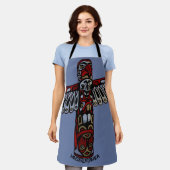 バンクーバーエプロンバンクーバートーテムポールお土産 エプロン (着用した状態)