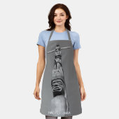 バンクーバーエプロンバンクーバートーテムポールお土産 エプロン (着用した状態)