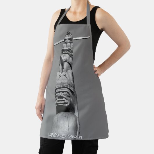 バンクーバーエプロンバンクーバートーテムポールお土産 エプロン (インサイチュ)