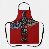 バンクーバーエプロンバンクーバートーテムポールお土産 エプロン (正面)
