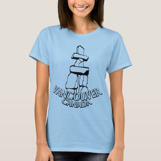 バンクーバーオーガニック土産Tシャツカナダティー Tシャツ (正面)