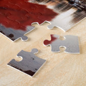 バンクーバーカナダのアメリカハナノキの葉のスカイライン ジグソーパズル (側面)