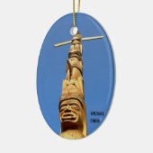 バンクーバーカナダのオーナメントのパーソナライズな記念品 セラミックオーナメント (左)