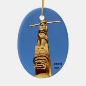 バンクーバーカナダのオーナメントのパーソナライズな記念品 セラミックオーナメント (正面)