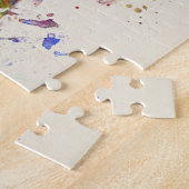 バンクーバーカナダのスカイライン ジグソーパズル (側面)