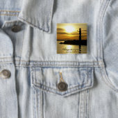 バンクーバーカナダの記念品はトーテムポールの芸術にボタンをかけます 缶バッジ (インサイチュ)