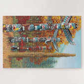 バンクーバーカナダアートパズル- Two Worlds ジグソーパズル (横)