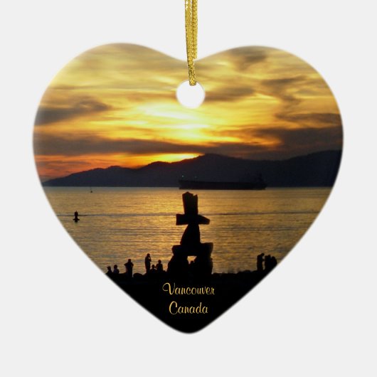 バンクーバーカナダオーナメントバンクーバーデトディーズ セラミックオーナメント (正面)