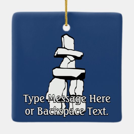 バンクーバーカナダオーナメントパーソナライズされた土産 セラミックオーナメント (裏面)