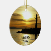 バンクーバーカナダオーナメントW.バンクーバーお土産 セラミックオーナメント (右)