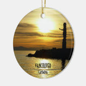 バンクーバーカナダオーナメントW.バンクーバーお土産 セラミックオーナメント (左)