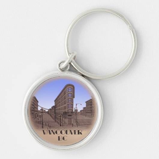 バンクーバーカナダキーチェーンバンクーバーお土産 キーホルダー (正面)