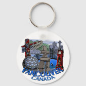 バンクーバーカナダキーチェーンバンクーバーお土産 キーホルダー (正面)