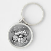 バンクーバーカナダキーチェーンバンクーバー記念品 キーホルダー (正面)