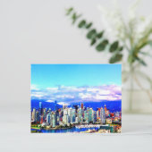 バンクーバーカナダスカイラインスカイクラウド超高層ビル ポストカード (スタンド正面)