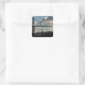 バンクーバーカナダスティッカーズライオンズゲートお土産 スクエアシール (バッグ)