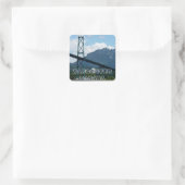 バンクーバーカナダスティッカーズライオンズゲートお土産 スクエアシール (バッグ)