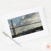 バンクーバーカナダスティッカーズライオンズゲートお土産 長方形シール (封筒)