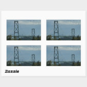 バンクーバーカナダスティッカーズライオンズゲートお土産 長方形シール (シート)