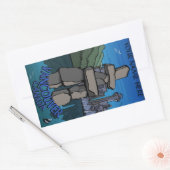 バンクーバーカナダステッカーカスタムバンクーバーステッカー 長方形シール (封筒)