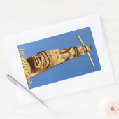 バンクーバーカナダステッカーズランドマーキングスドメーヌメントアート 長方形シール (封筒)