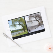 バンクーバーカナダステッカーバンクーバーランドスケープギフト 長方形シール (封筒)