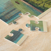 バンクーバーカナダトラベルアートヴィンテージ ジグソーパズル (側面)