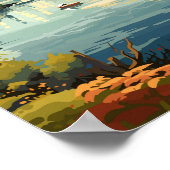 バンクーバーカナダトラベルアートヴィンテージ ポスター (角)