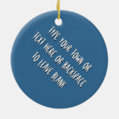 バンクーバーカナダトーテムポールオーナメントお土産 セラミックオーナメント (裏面)