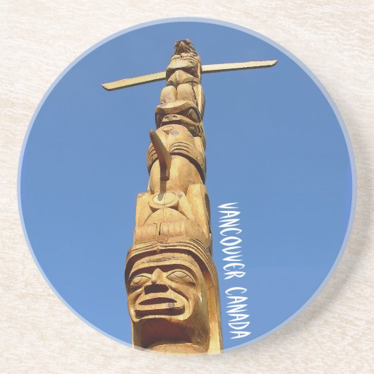 バンクーバーカナダ土産コースターバンクーバーギフト コースター (正面)