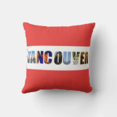 バンクーバーカナダ旅行写真 クッション (裏面)