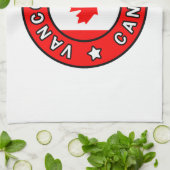 バンクーバーカナダ キッチンタオル (折り畳み)