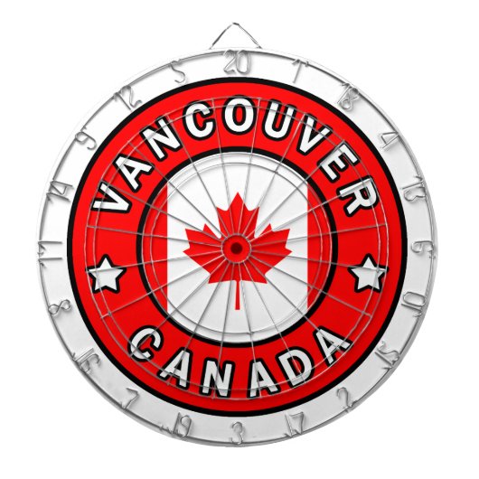 バンクーバーカナダ ダーツボード (正面)