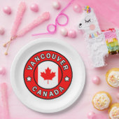 バンクーバーカナダ ペーパープレート (パーティー)