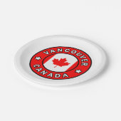 バンクーバーカナダ ペーパープレート (アングル)