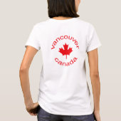 バンクーバーカナダ Tシャツ (裏面)