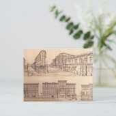 バンクーバーカードガスタウン美術品はがき ポストカード (スタンド正面)