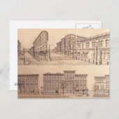 バンクーバーカードガスタウン美術品はがき ポストカード (正面/裏面)