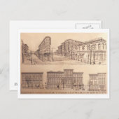 バンクーバーカードガスタウン美術品はがき ポストカード (正面/裏面)