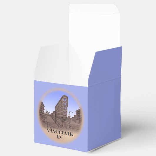 バンクーバーギフトボックスパーソナライズされたガスタウンのギフトボックス フェイバーボックス (オープン)