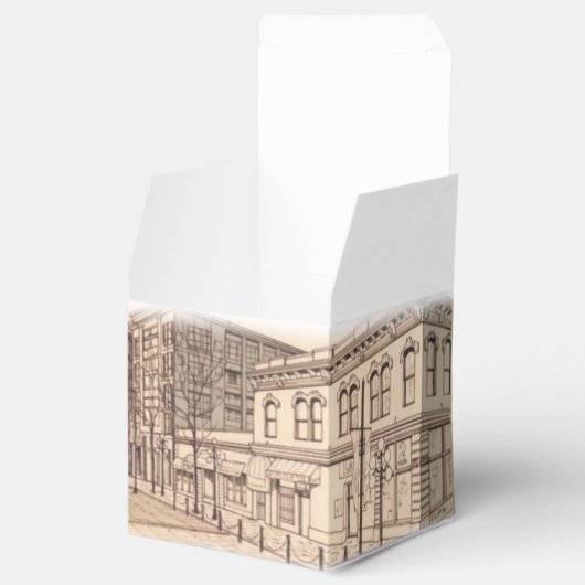 バンクーバーギフトボックスパーソナライズされたガスタウンのギフトボックス フェイバーボックス (オープン)