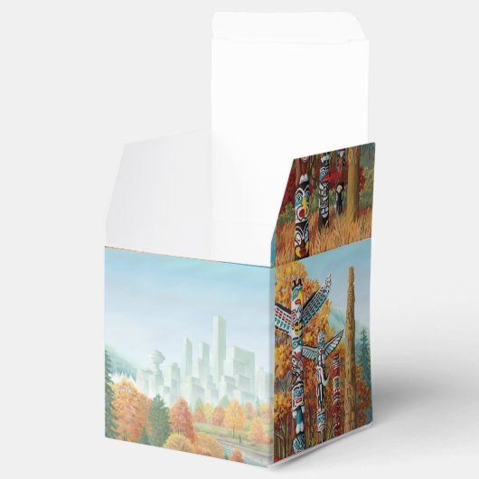 バンクーバーギフトボックスパーソナライズされたトーテムギフトボックス フェイバーボックス (オープン)