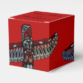 バンクーバーギフトボックスパーソナライズされたトーテムギフトボックス フェイバーボックス (正面サイド)